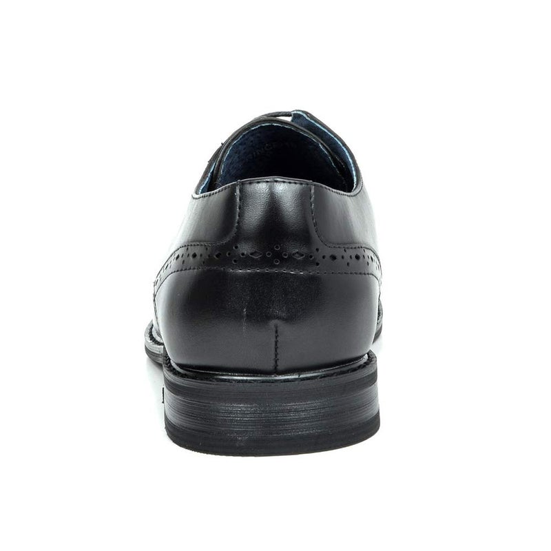 Bruno Marc Mens Leather Lined Dress Shoes, Black - 6.5 (Oxford) - Image 4